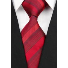 stropdas rood zwart streep